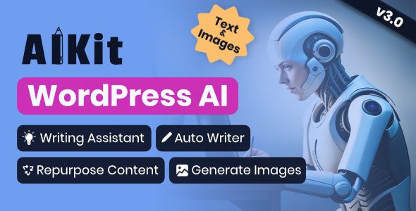 AIKit 4.17.5 – WordPress AI Automatic Writer, Chatbot, Writing Assistant & Content Repurposer / OpenAI GPT