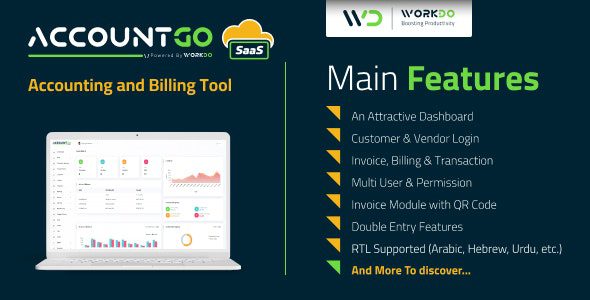 AccountGo SaaS 5.1 – Accounting and Billing Tool