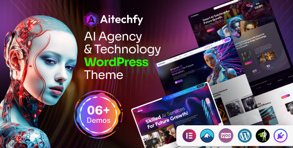 Aitechfy 1.0 – AI Agency & Technology WordPress Theme