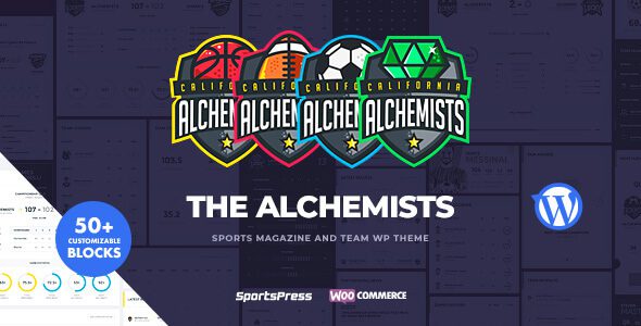 Alchemists 4.7.1 – Sports, eSports & Gaming Club and News WordPress Theme