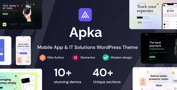 Apka 1.13 – Mobile App & IT Solutions WordPress Theme