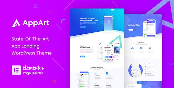 AppArt 3.0.4 – Creative WordPress Theme For Apps Saas