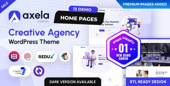 Axela 1.1.8 – Creative Agency & Portfolio WordPress Theme