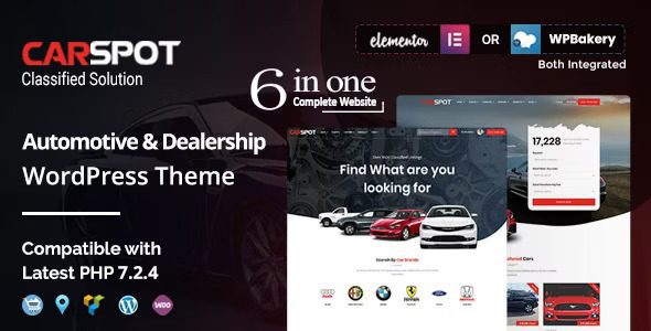 CarSpot 2.4.4 – Dealership WordPress Classified Theme