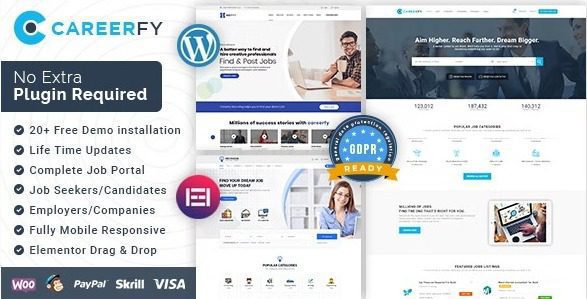 Careerfy 10.3.3 – Job Board WordPress Theme