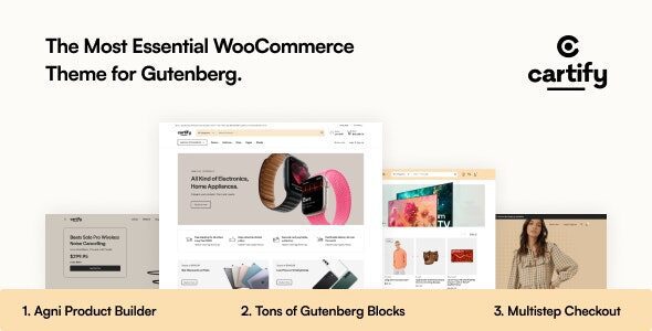 Cartify 1.3 – WooCommerce Gutenberg WordPress Theme