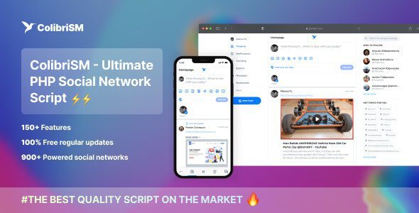 ColibriSM 1.4.2 – The Ultimate Social Network PHP Script