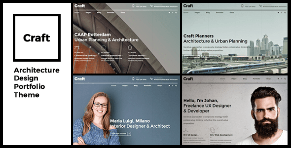 Craft Portfolio 1.4.0 – Architecture & Design WordPress Theme