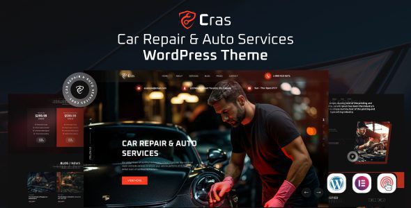Cras 1.0.7 – Car Repair & Auto Services WordPress Theme