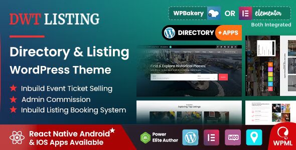 DWT 3.3.6 – Directory & Listing WordPress Theme
