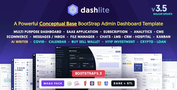 DashLite 3.2.3 – Bootstrap Responsive Admin Dashboard Template