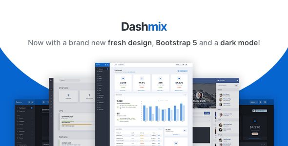 Dashmix 5.10 – Bootstrap 5 Admin Dashboard Template & Laravel 11 Starter Kit