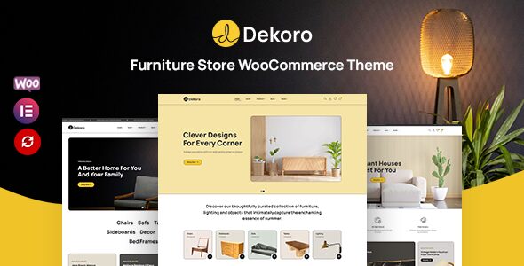 Dekoro 1.0.3 – Furniture Store WooCommerce Theme