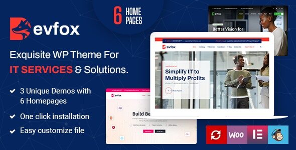 DevFox 1.6.0 – IT Solutions and Services WordPress Theme + RTL