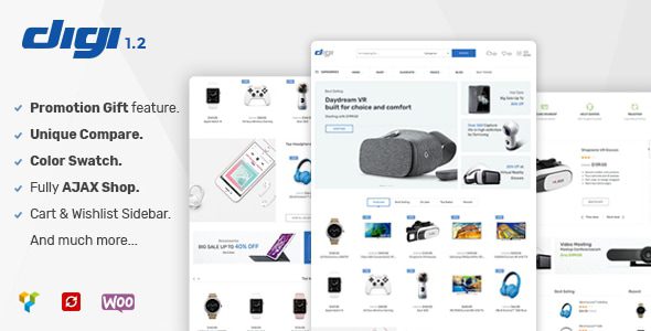 Digi 1.9.4 – Electronics Store WooCommerce Theme