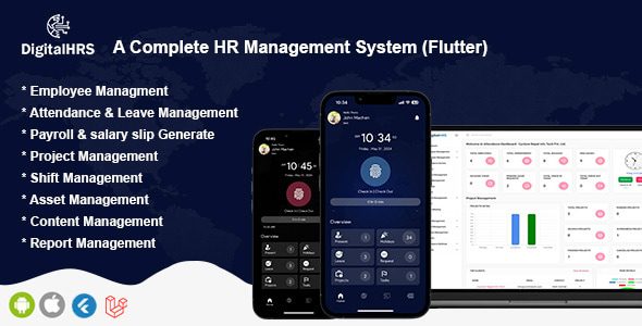 DigitalHR 8.0 – Branch Based Multi Tenant HR, HRM and HRMS Application