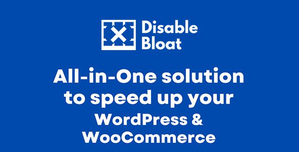 Disable Bloat for WordPress & WooCommerce Pro 3.4.8
