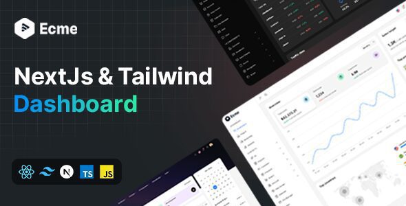 Ecme 1.2.1 – Next.js Tailwind Admin Template (Next 15 & App Router)