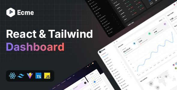 Ecme 1.3.8 – React Tailwind Admin Template (React 19)