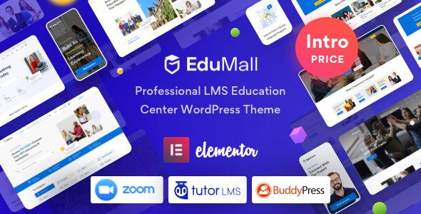 EduMall 4.4.8 – Professional LMS Education Center WordPress Theme