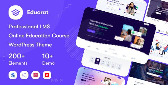 Educrat 1.0.21 – Online Course Education WordPress Theme