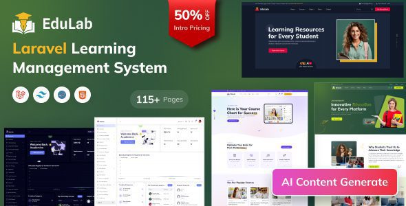 Edulab LMS 1.4 – Laravel Learning Management System with Tailwind CSS