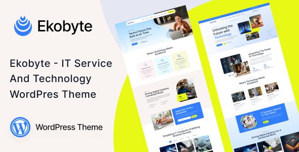 Ekobyte 1.0.0 – IT Service & Technology WordPress Theme