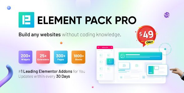 Element Pack 9.1.0 – Addon for Elementor Page Builder WordPress Plugin