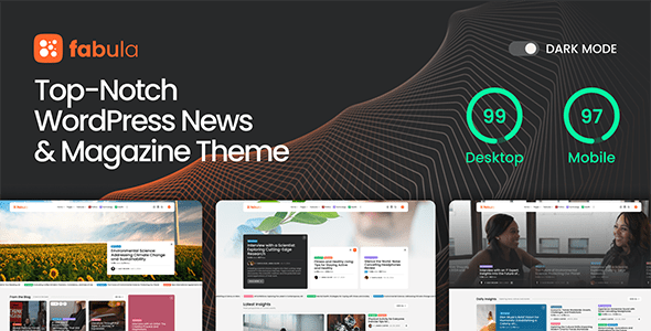 Fabula 1.2.93 – News & Magazine WordPress Theme