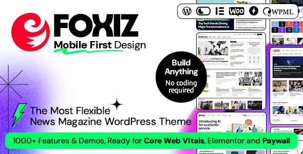Foxiz 2.7.0 – WordPress Newspaper News and Magazine
