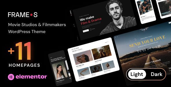 Frames 1.5.9 – Movie Studios & Filmmakers WordPress theme