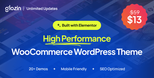 Glozin 1.7.0 – Multipurpose WooCommerce WordPress Theme