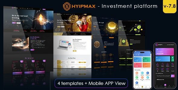 HYIP MAX 7.8 – High Yield Investment Platform