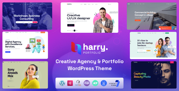 Harry 1.3.0 – Creative Agency & Portfolio WordPress Theme + RTL