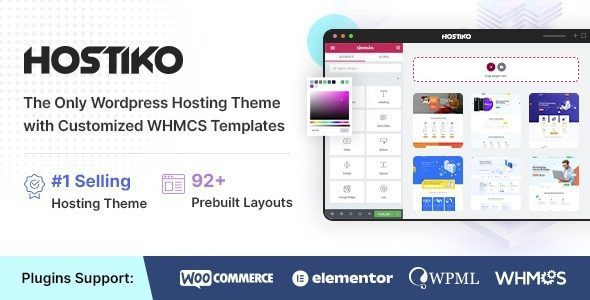 Hostiko 94.3.8 – Hosting WordPress & WHMCS Theme