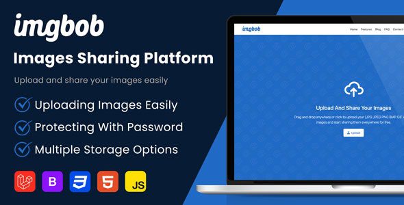 Imgbob 1.6 – Upload And Share Images Platform