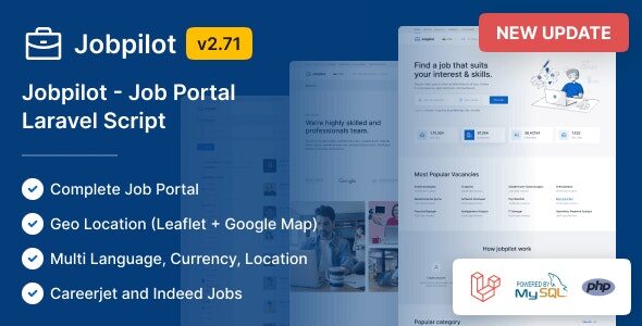 Jobpilot 2.77.17 – Job Portal Laravel Script