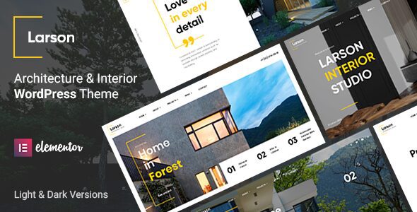 Larson 1.7.0 – Architecture WordPress Theme