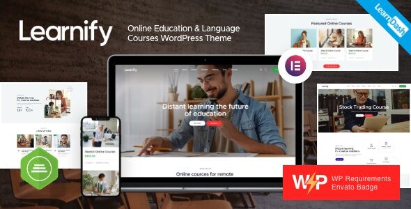 Learnify 1.8.0 – Online Education Courses WordPress Theme