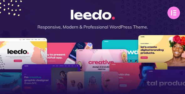 Leedo 3.0.0 – Modern, Colorful & Creative Portfolio WordPress Theme