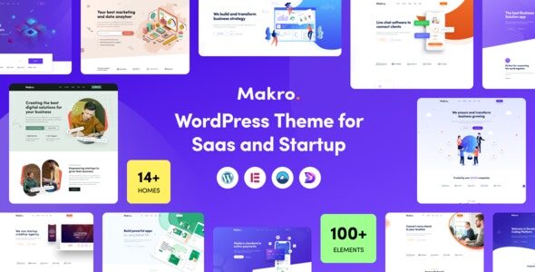 Makro 1.2.9 – WordPress Theme For Saas & Startup