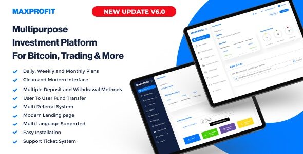 Max Profit 6.0 – Online Multipurpose Investment Platform