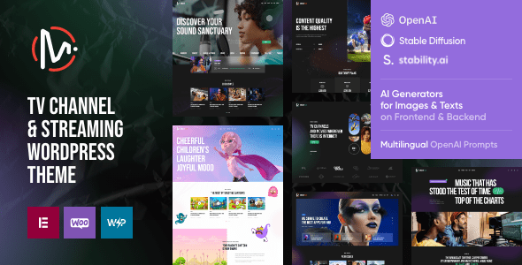 MediaFlex 1.7.0 – TV Channel & Streaming WordPress Theme