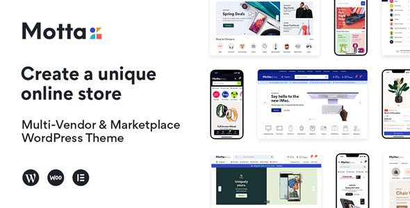 Motta 1.5.3 – Multi-Vendor and Marketplace WordPress Theme
