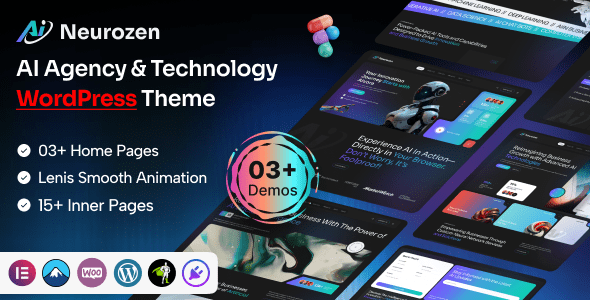 Neurozen 1.0 – AI Agency & Technology WordPress Theme
