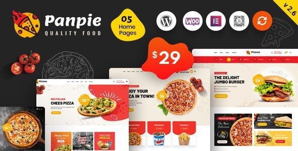 Panpie 3.1.0 – Restaurant WordPress Theme