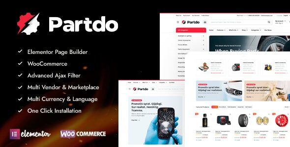 Partdo 1.4.5 – Auto Parts and Tools Shop WooCommerce Theme