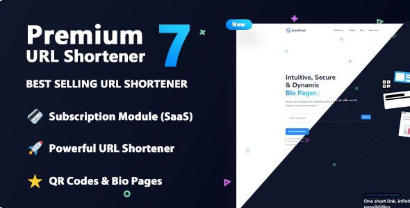 Premium URL Shortener 7.8.2 – Link Shortener, Bio Pages & QR Codes
