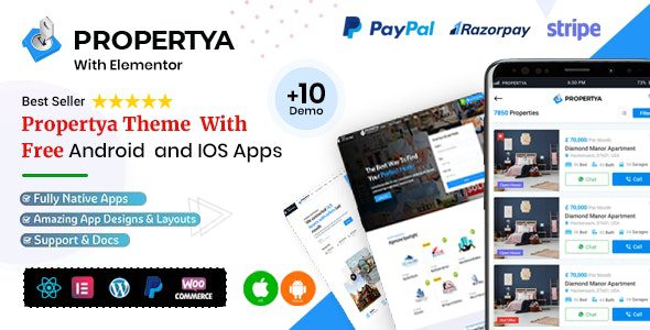Propertya 1.1.5 – Real Estate WordPress Theme