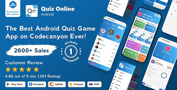 Quiz Online 7.1.3 – Trivia Quiz | Quiz Game | Web Quiz + Admin Panel